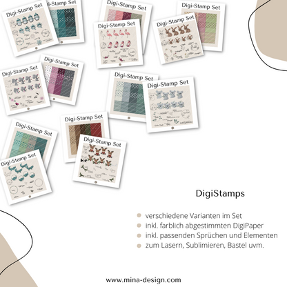 DigiStamp Set Hase &quot;Holly&quot;