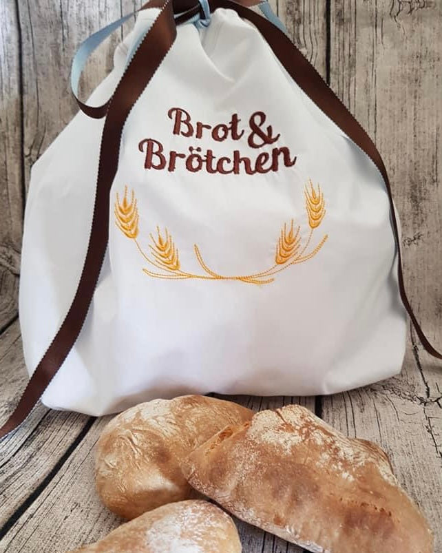 Stickdatei Set Schriftzug &amp;quot;Brot &amp; Brötchen / Semmeln&amp;quot; – MINA